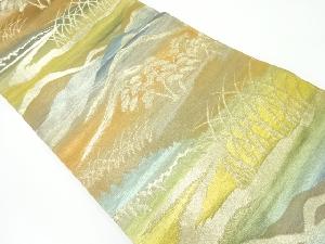 山並み模様織出し袋帯